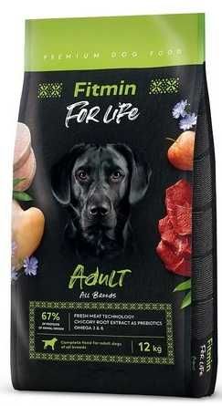 FITMIN For Life Adult All breeds - sucha karma dla psa - 12 kg