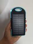 Powerbank  solarny latarka na energię słoneczną