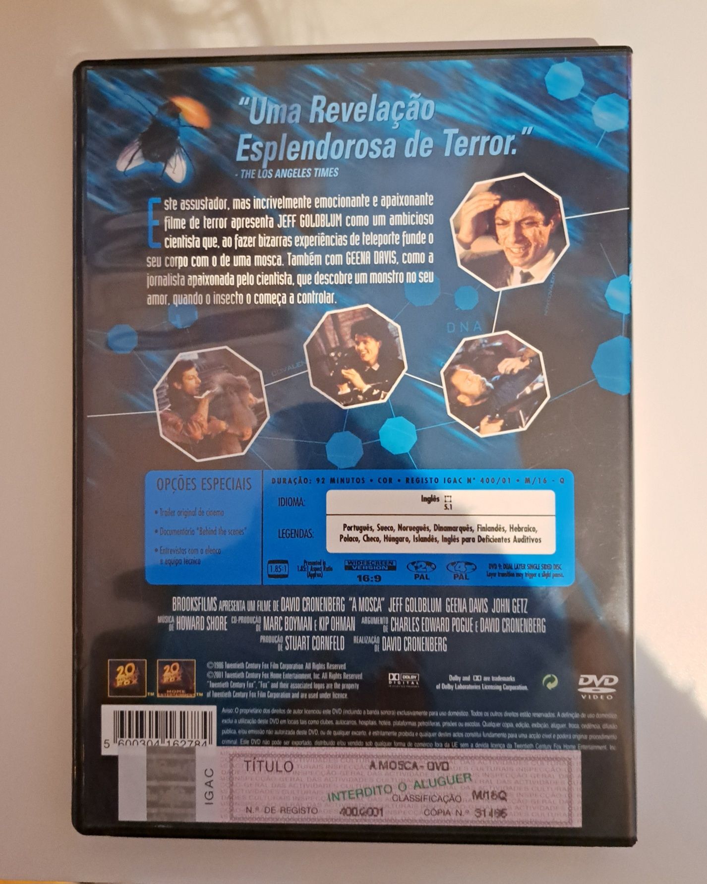 DVD - "A Mosca"/"The Fly"