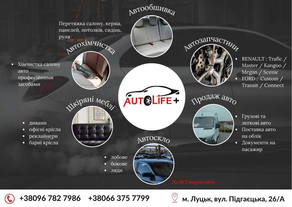 Daf XF 95- 105 лобове скло / автоскло / заміна / продаж