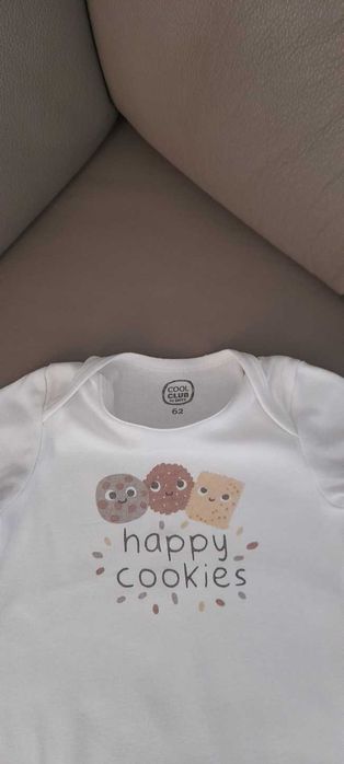 rozm. 62 Cool Club markowe 4x pajacyki chłopięce wyprawka chłopiec 62