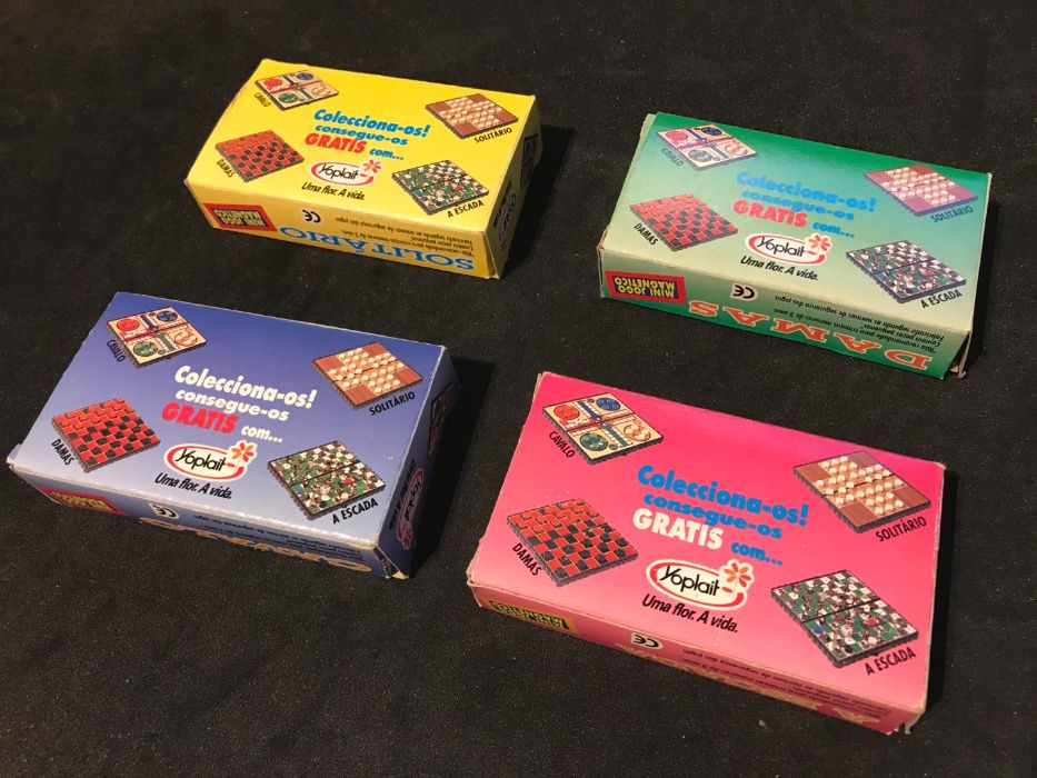 Conjunto Mini Jogos Magnéticos Yoplait - Vintage