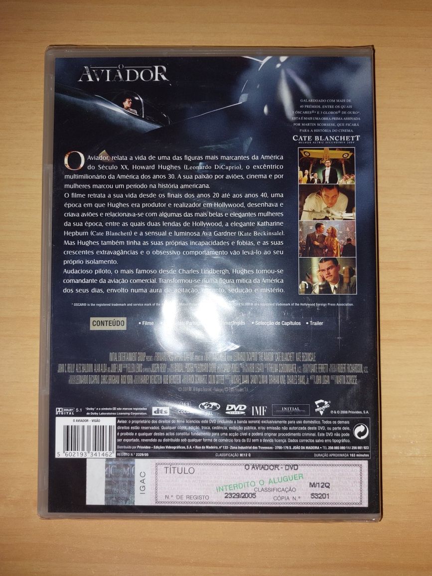 DVD NOVO / Original / SELADO - O Aviador