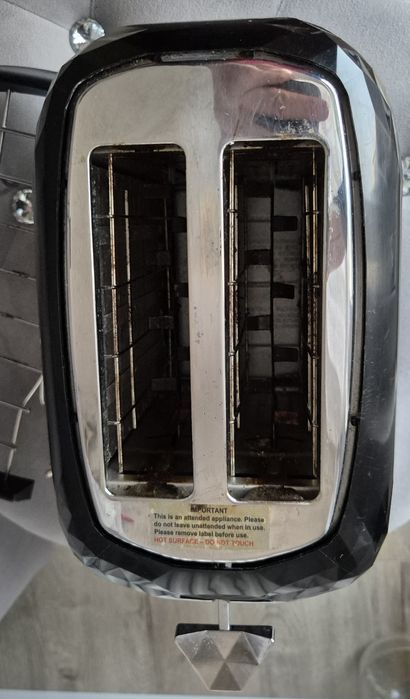 Toster Brillante DeLonghi czarny używany 100% sprawny home glamour