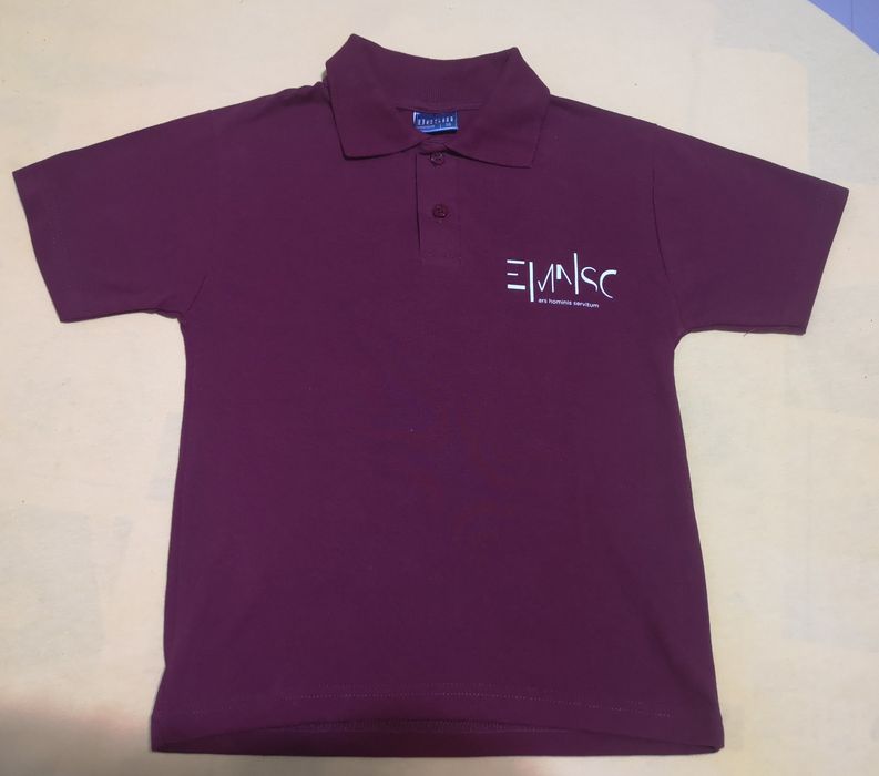 Pólo bordô EMNSC
