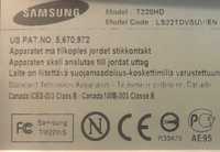 Peças Tv Samsung T220HD   Board BN41-0121.1A