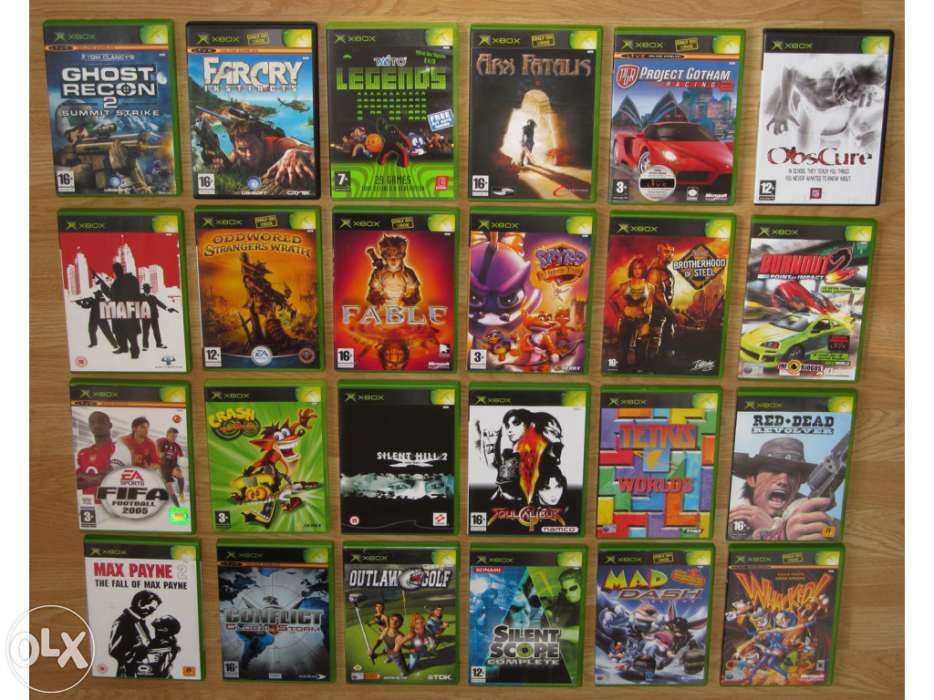 Xbox: Consola Cristal / 200++ Jogos Originais, Comando, +++