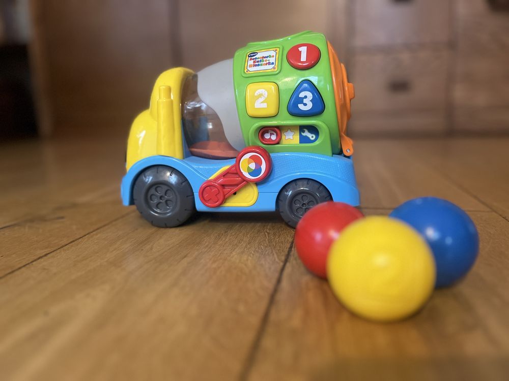 Betoniarka kulko mieszarka v tech zabawka samochód dla maluchów