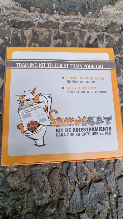 Acessório treino para gatos