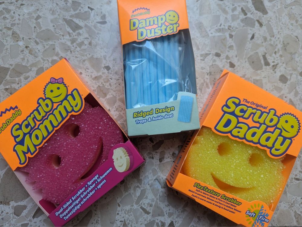Губка для чищення Scrub Daddy Mommy Duster