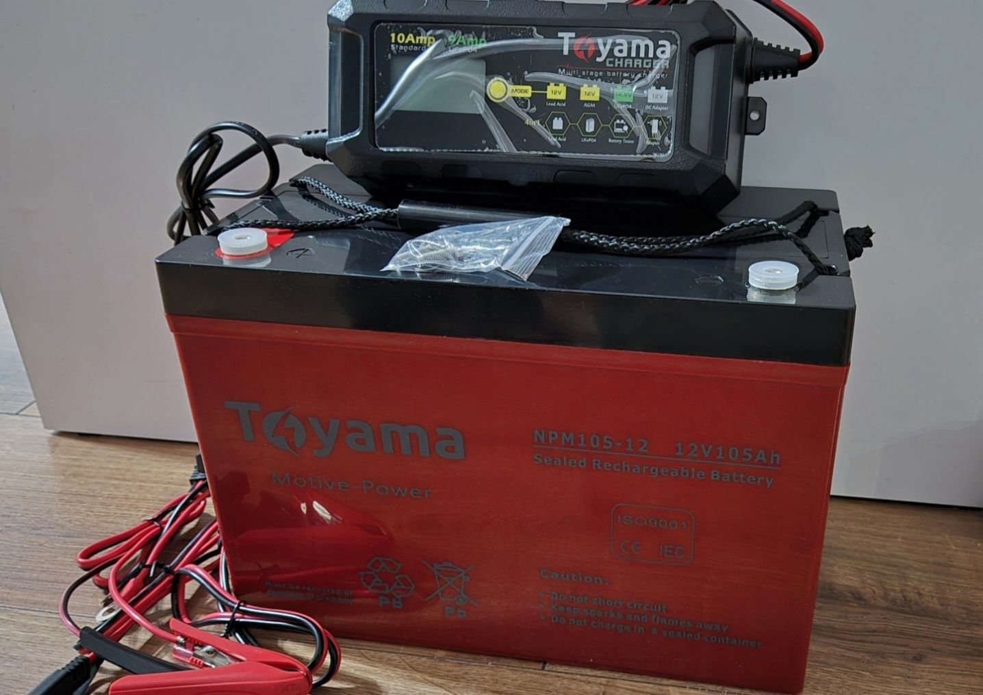 Akumulator AGM TOYAMA NPM105-12V 105Ah Deep Cycle Głebokie Rozładowani