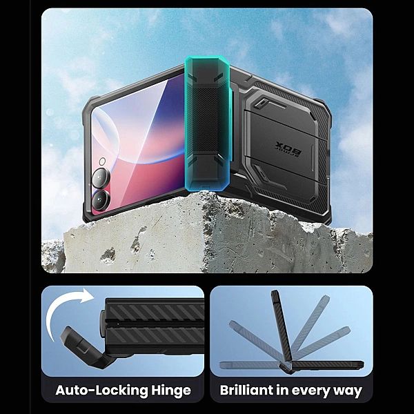 Supcase Iblsn Armorbox Galaxy Z Flip 7 Black