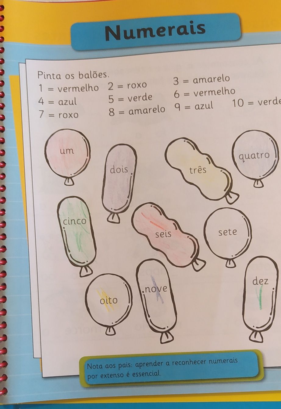 Prepara-te Para a Escola. Capa com fixas