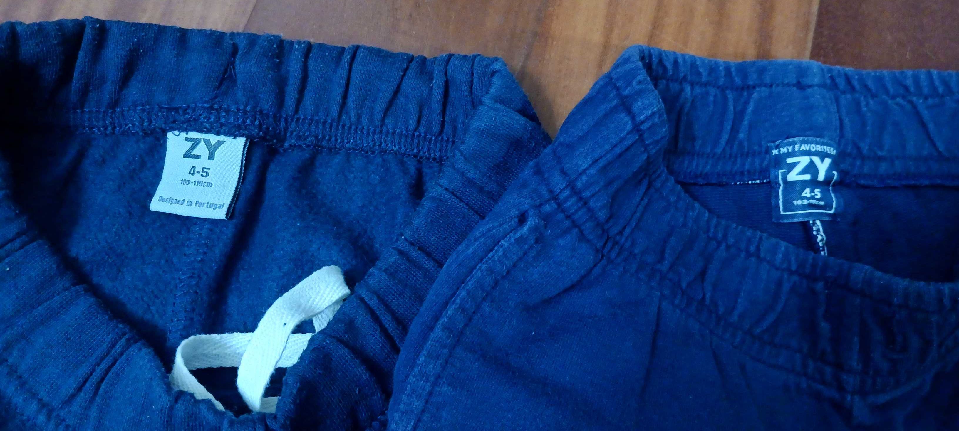 Conjunto de 4 calças de treino para criança - 4/5 anos