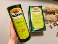 Оливкова олія масло в жестяній банці екстра верджін Monini 1л