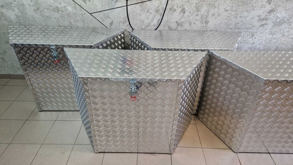 Skrzynia Narzędziowa Aluminiowa Ryflowana PRO