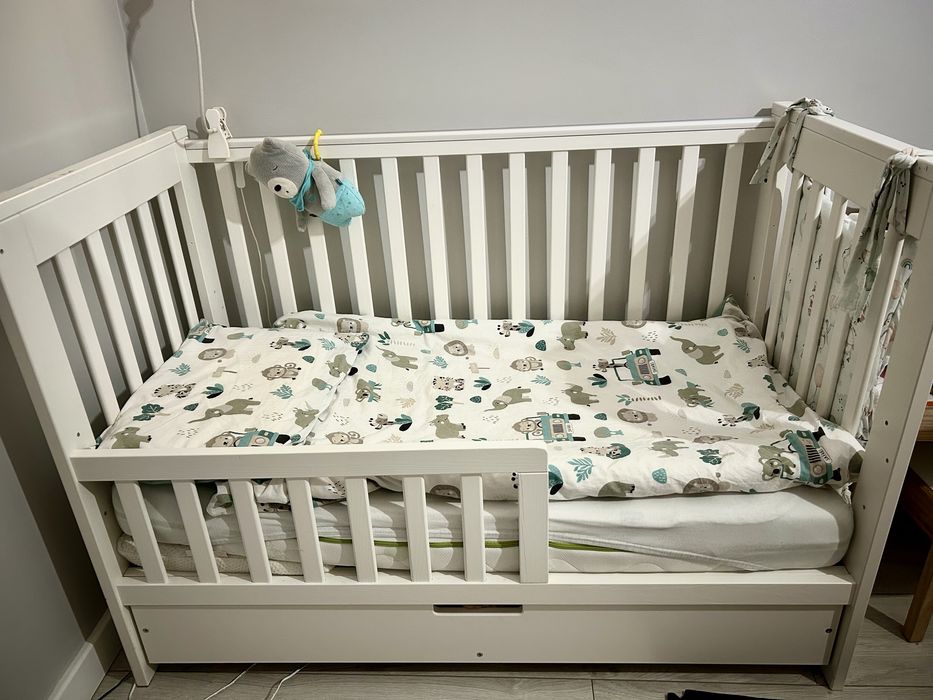 Łóżeczko dzieciece z materacem 120x60