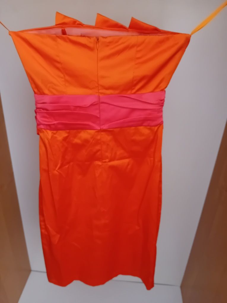 Nowa pomarańczowa sukienka Rozm. XS/S