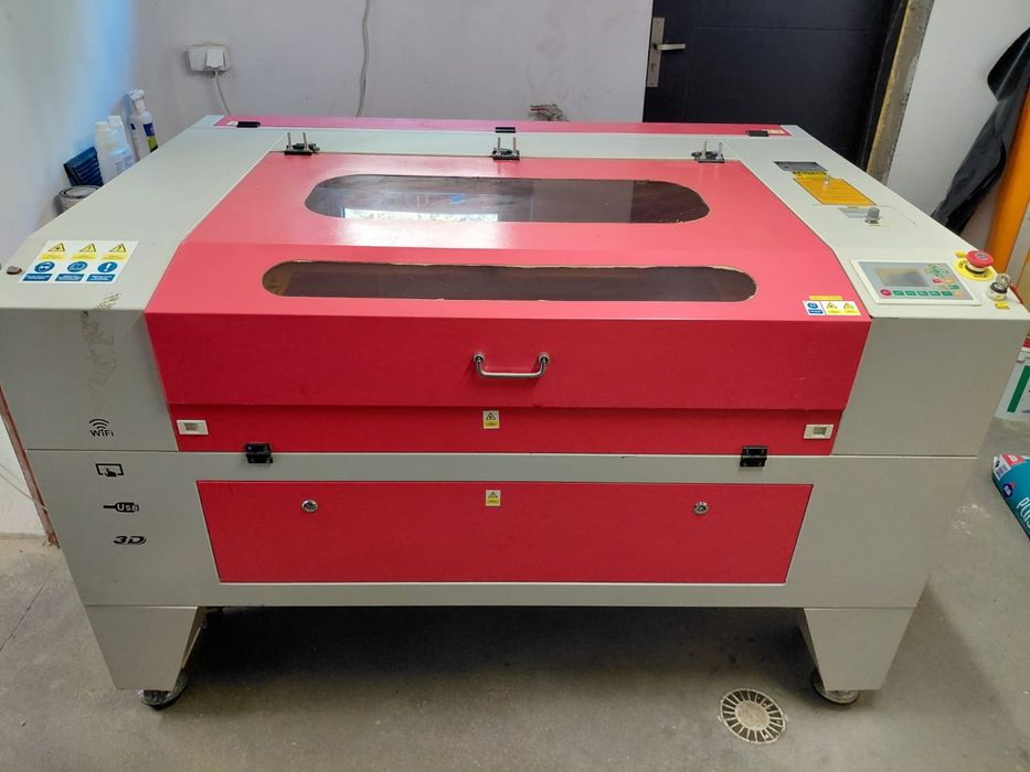 Ploter laserowy 60x100 cm laser 100W do filcu, sklejki, plexi, tkanin