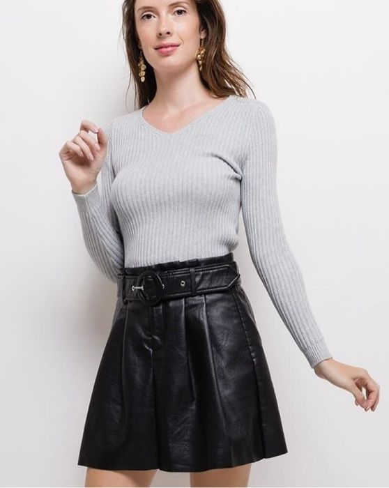 Шкіряна спідниця Zara