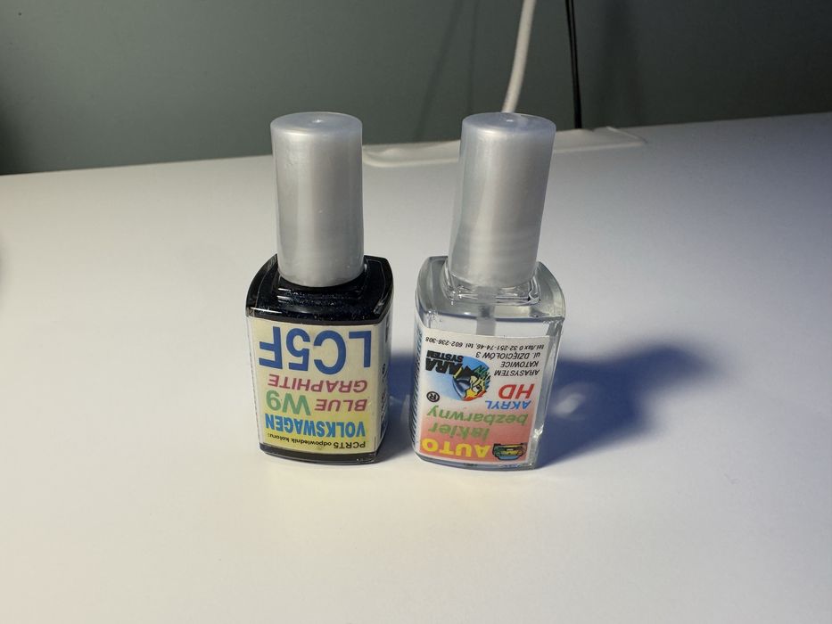 Zaprawka do lakieru Ara System Volkswagen LC5F i lakier bezbarwny vag