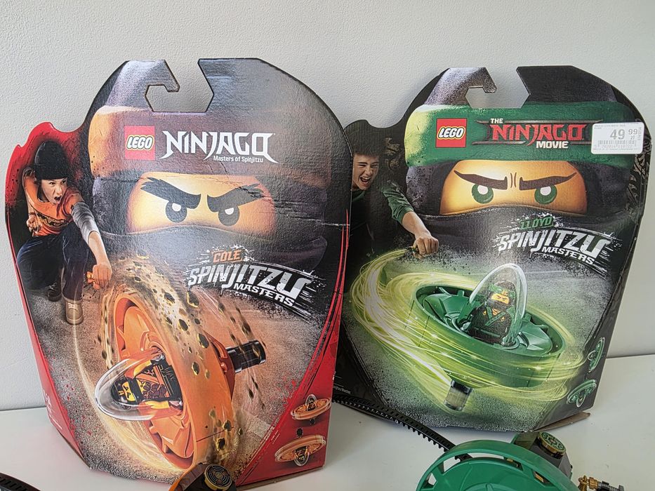 LEGO Ninjago Lloyd i Cole spinner Movie Spijitzu master 70628 i 70637