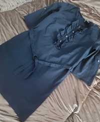 Офісна сукня темно-синього кольору Sezone  Л
