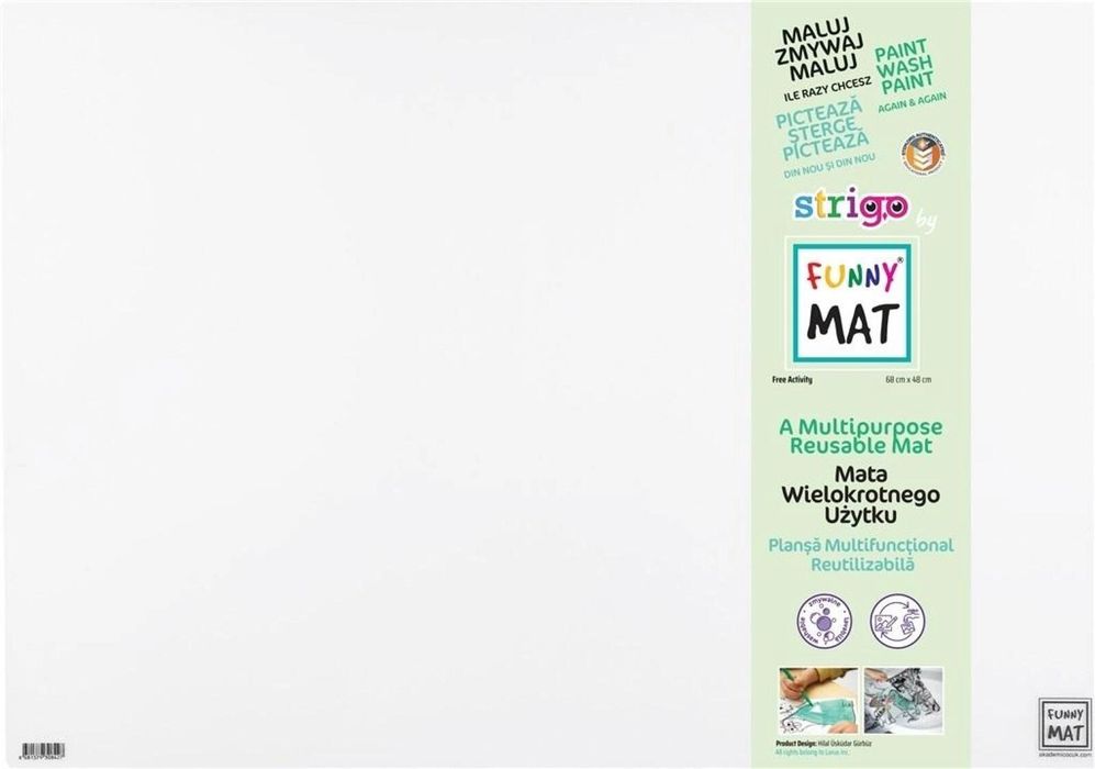 Mata transparentna Bez wzoru Funny Mat STRIGO Strigo ,473x680 mm