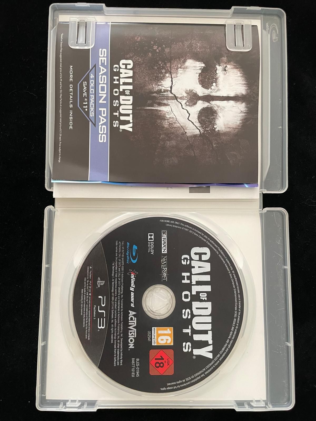 Call Of Duty Ghosts Gra na PS3 CoD Komplet w BDB stanie