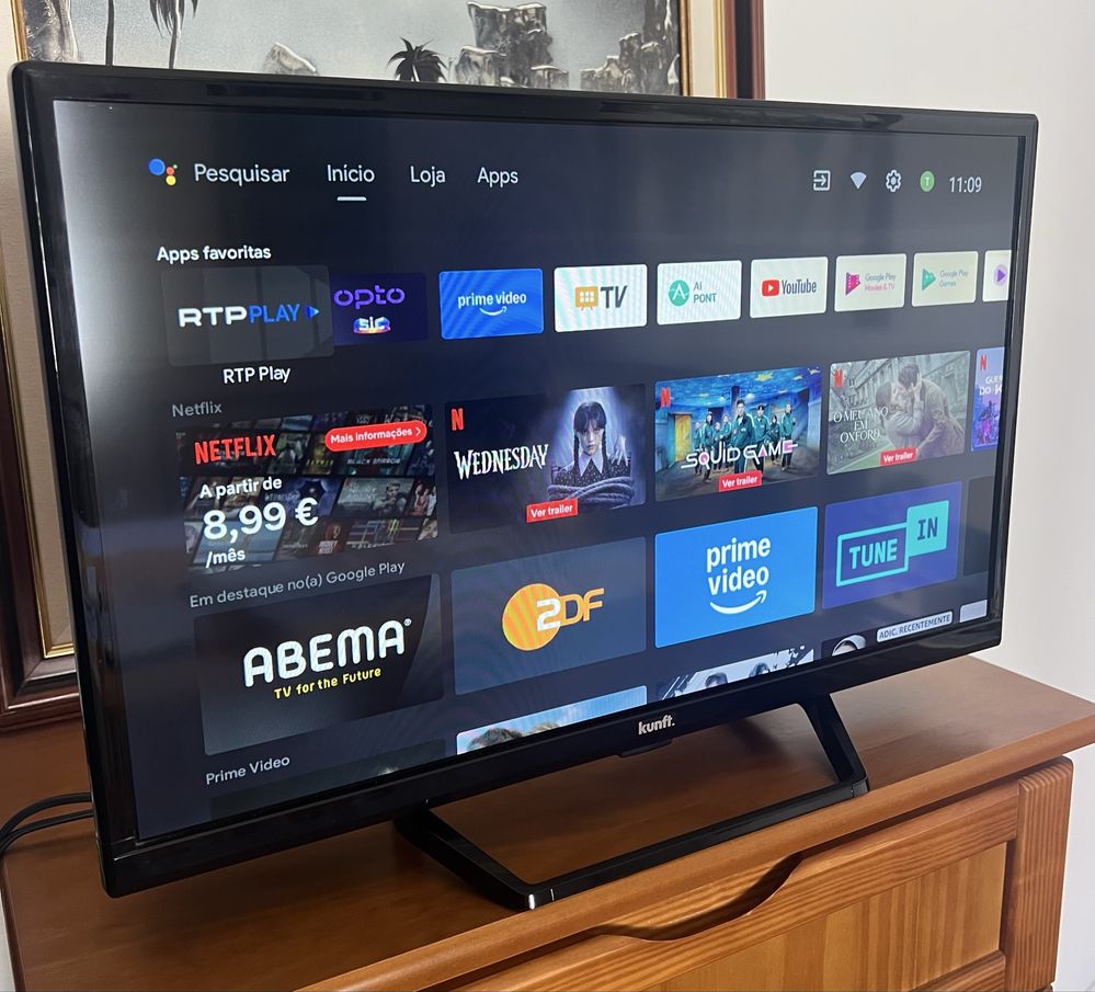 Smart TV KUNFT - 24” LED | HDR10 | Dolby Audio | Netflix & YouTube