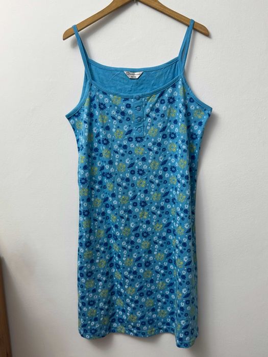 Piżama koszulka nocna z bawełny w kwiaty floral Comtessa 36 38 S M