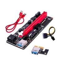 Adaptador PCI-E 1X para PCI-E 16X riser card mining v009s COM FATURA