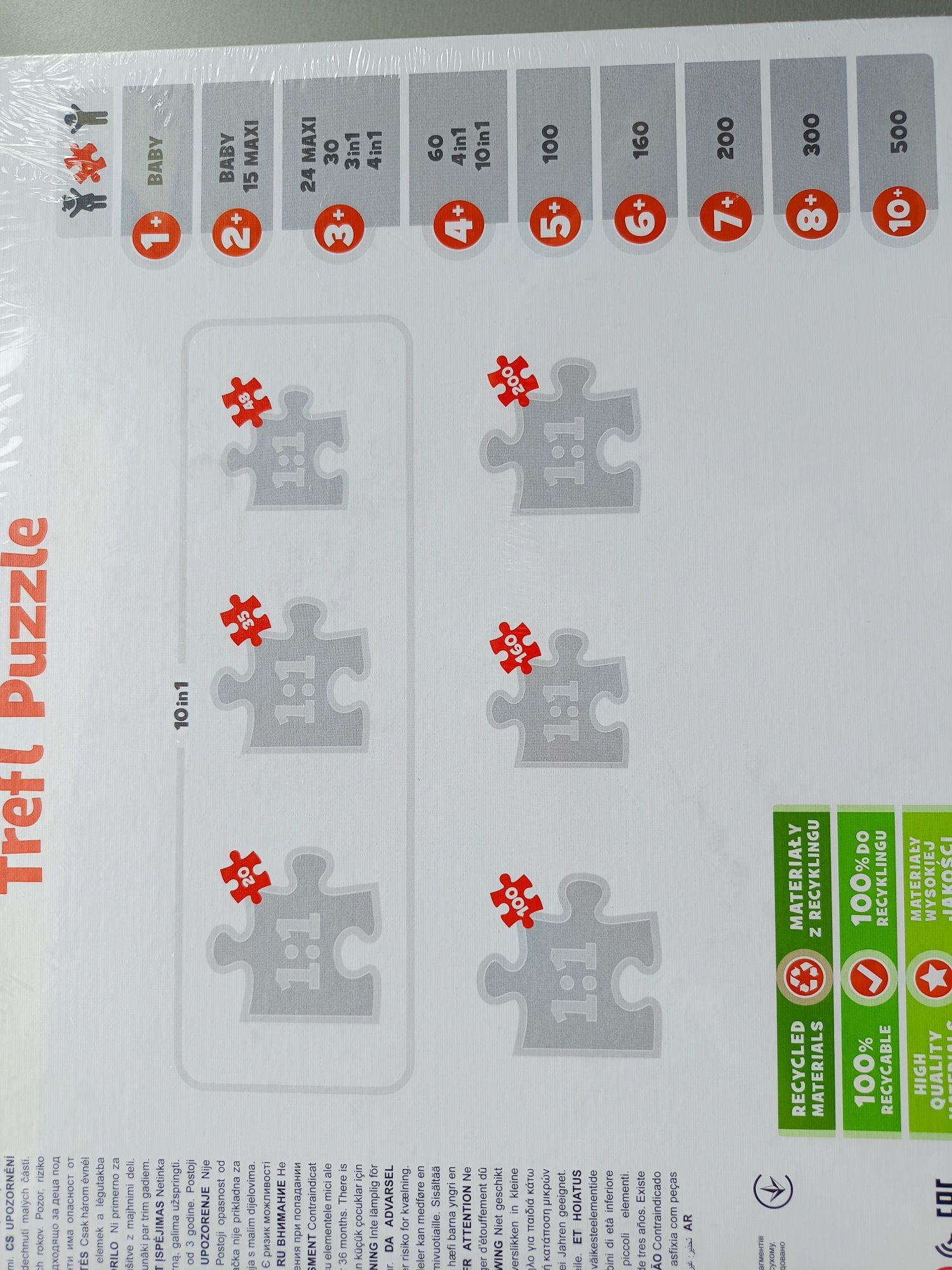 Puzzle nowe zafoliowane