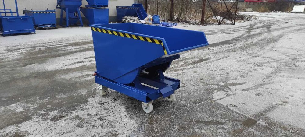 TK 800L Koleba Samowyładowcza Na Wszystkie Odpady Do Widlaka KONTENER