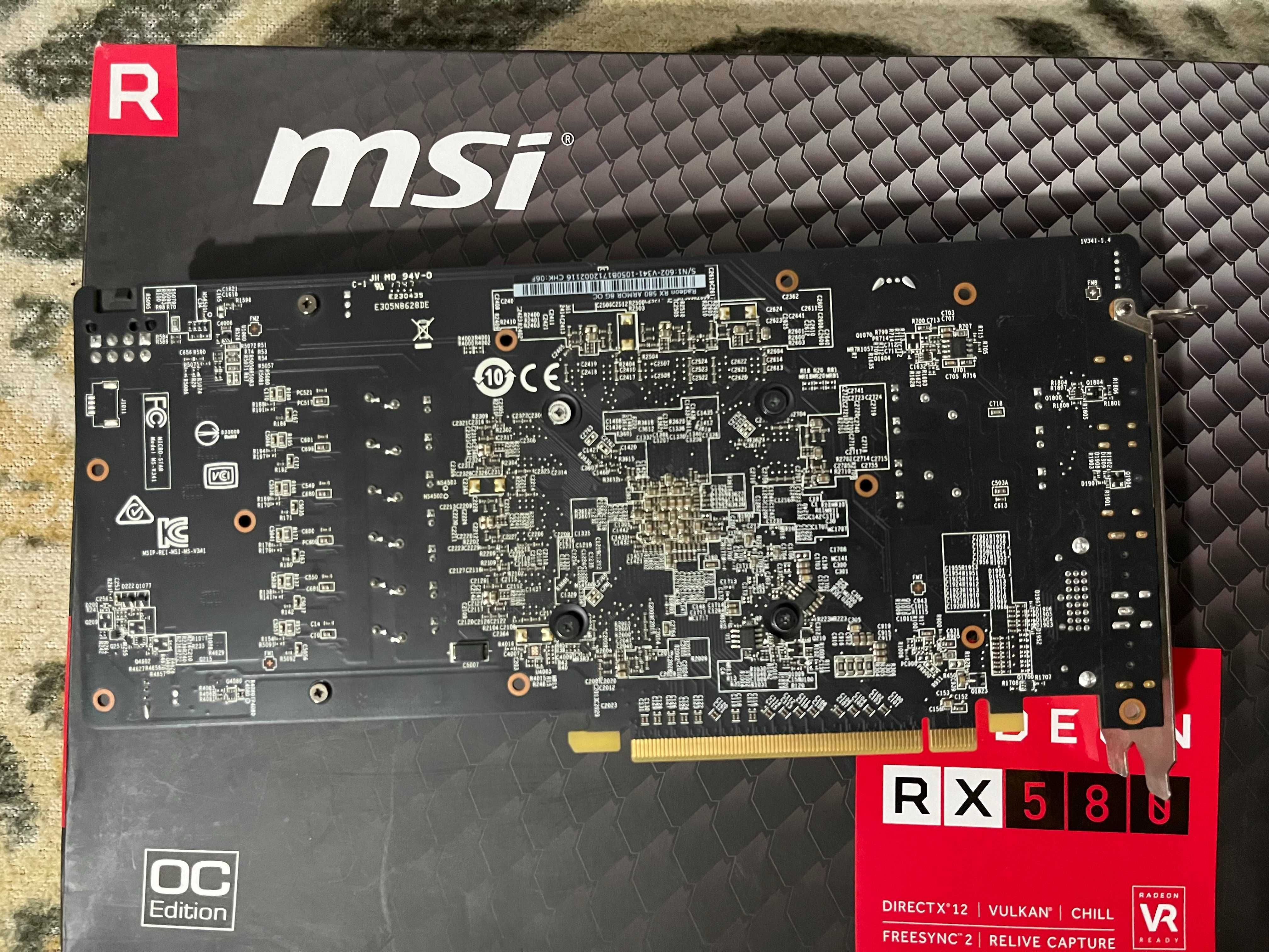 Видеокарта Radeon RX 580 ARMOR 8G OC