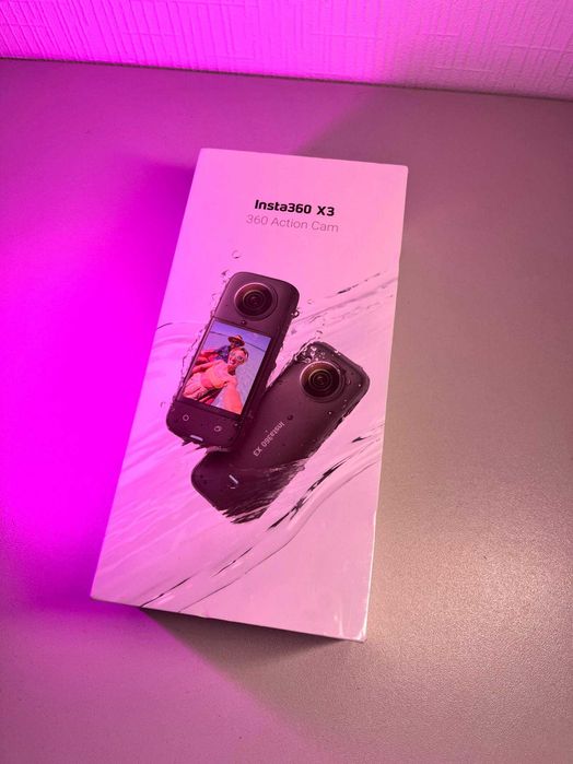 Екшн-камера Insta360 X3 повністю новенька, в плівці.