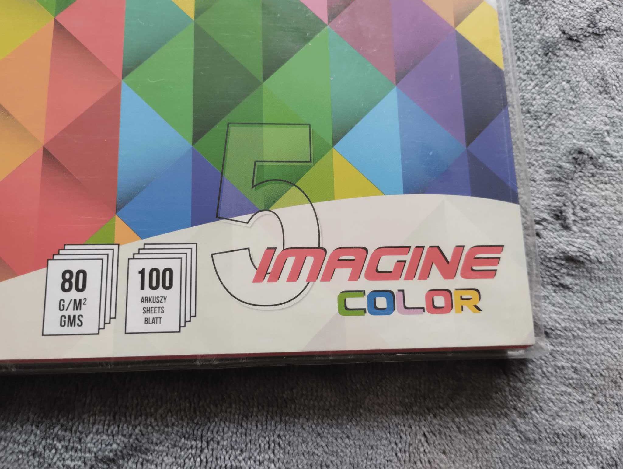 Papier xero Imagine Color A4, 80 g/m2, 100 arkuszy, Interdruk. Nowy