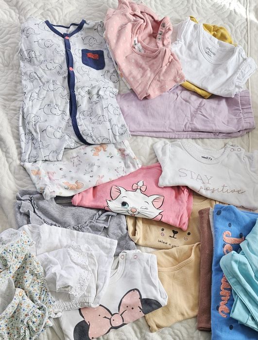 Paczka ubrań r 86 dla dziewczynki