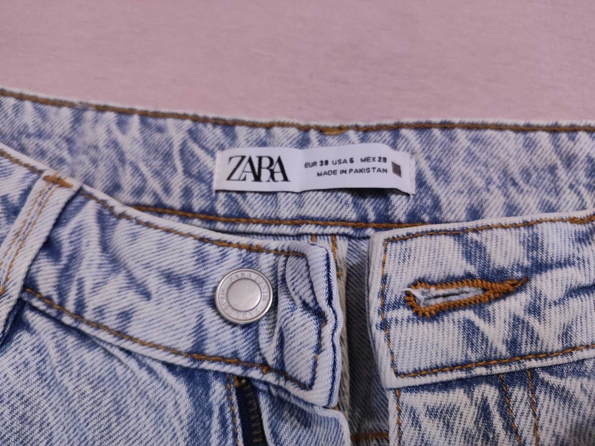 Jasne Jeansy ZARA 38