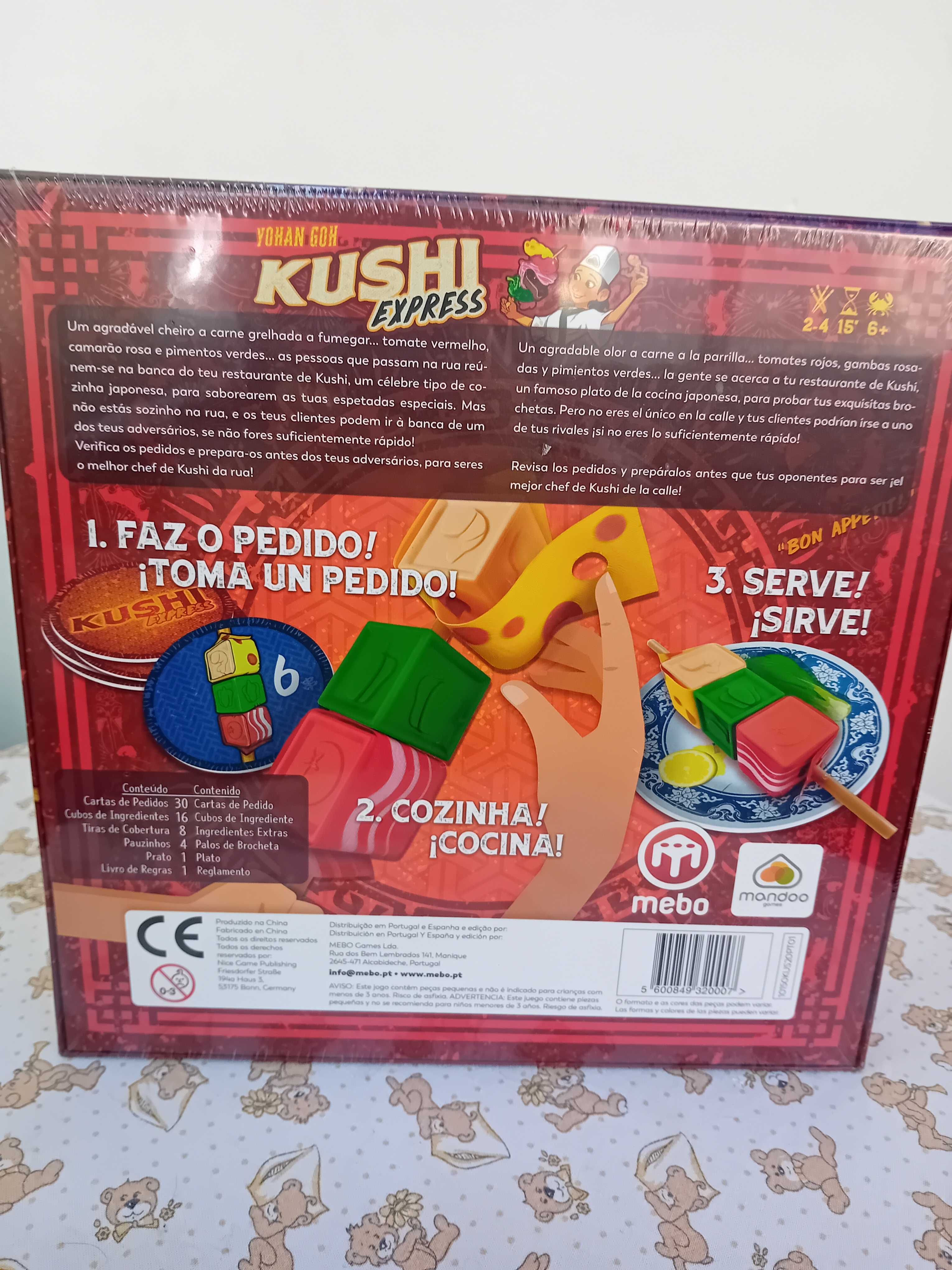 Jogo tabuleiro Kushi Express