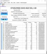 Жесткий диск 2,5" Seagate 500GB ST500LM000-SSHD-8GB