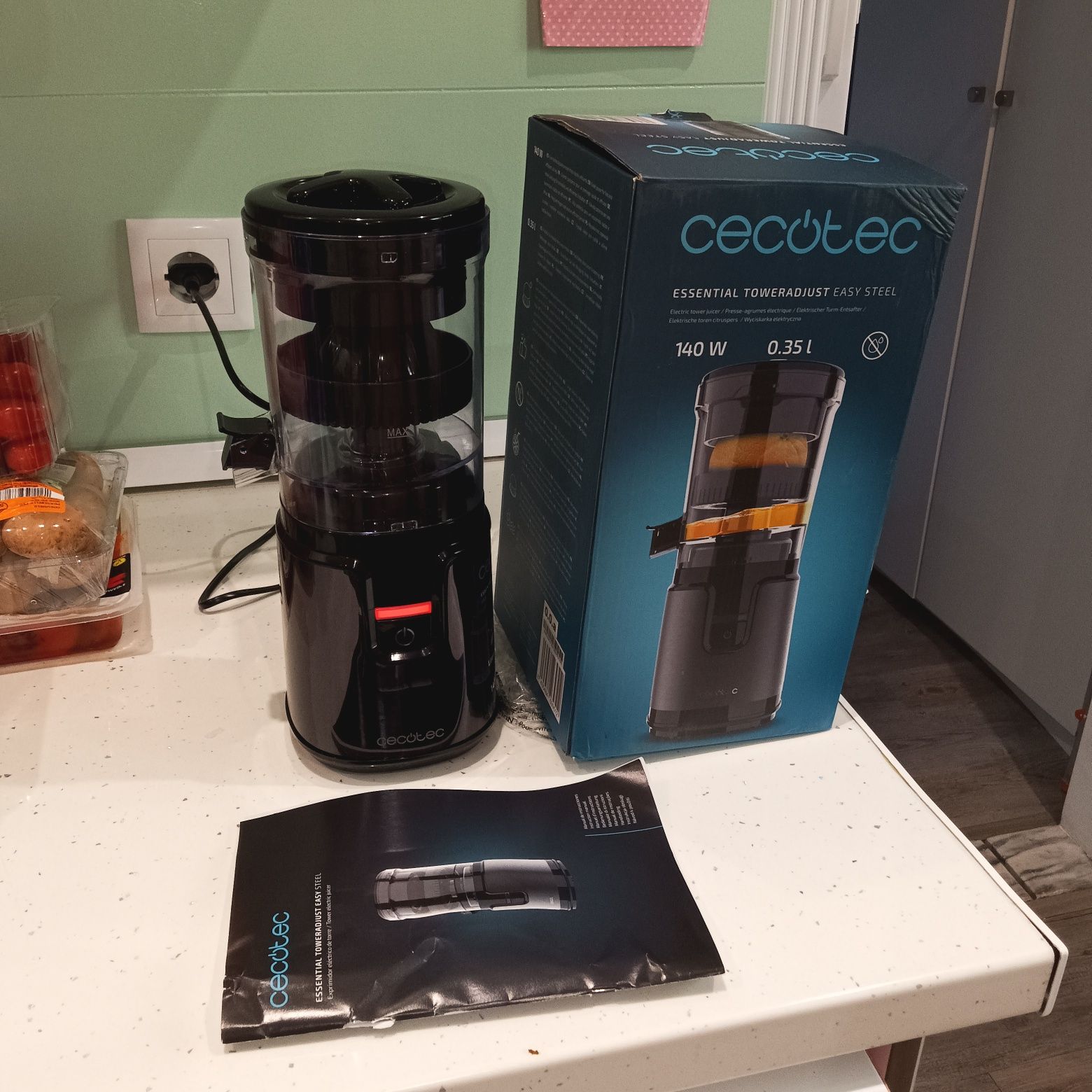 Espremedor laranja eléctrico tecotec