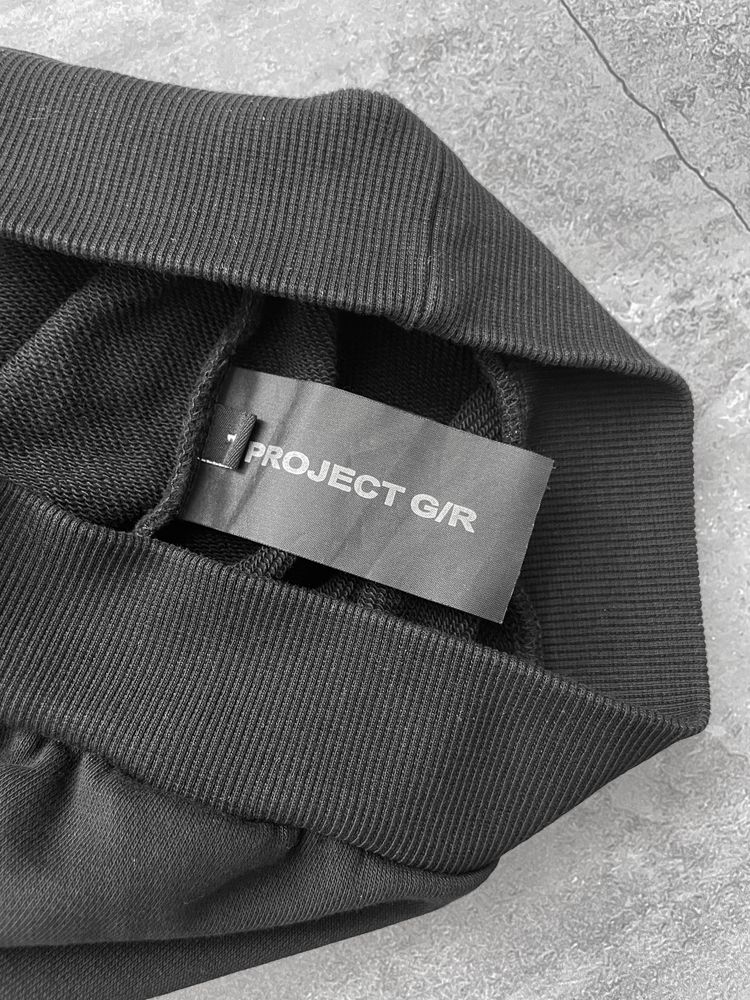 Худі Project G/R чорного кольору оверсайз