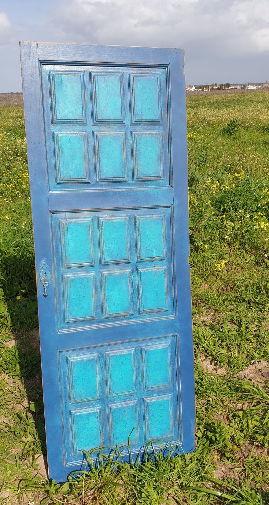 Porta de madeira decorativa 150×56 cm Old wooden door