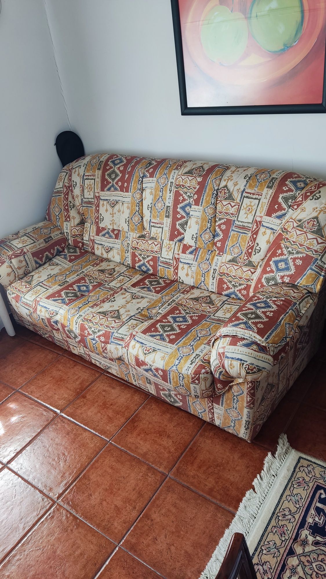 Sofa cama + 2 cadeirões