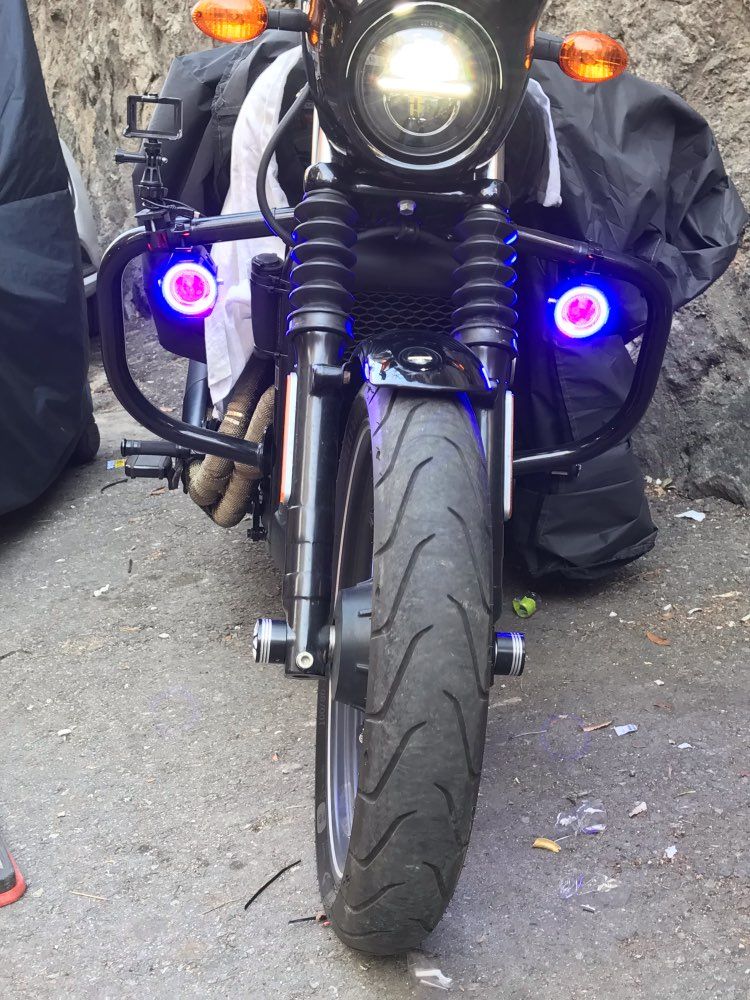 U7 Светодиодная мото фара led линзы фары мотоцикла авто квадроцикл ДХО