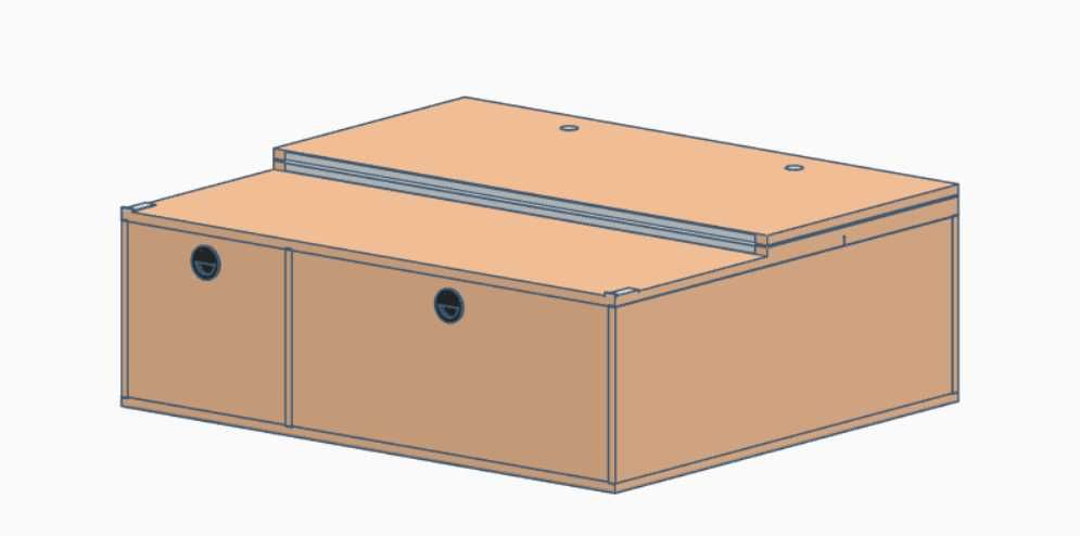 Zabudowa do samochodu camper box łóżko do auta Wariant 2 standard