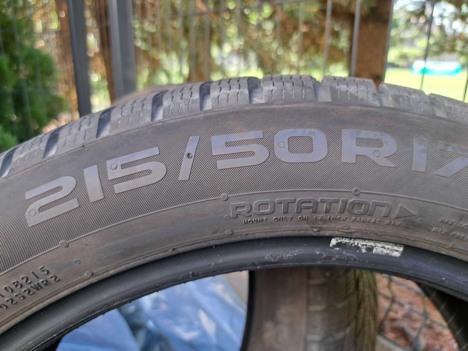 Dwie opony zimowe auto osobowe