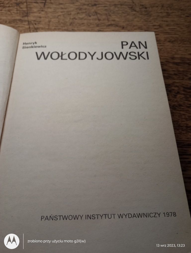 Pan Wołodyjowski. Henryk Sienkiewicz