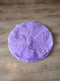 Nowy fioletowy dywan okrągły 60 cm